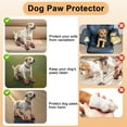 thumbnail image 6 of Unique Bargains 4pcs Dog Shoes Breathable Dog Shoes Dog Boots Paw Protectors Red Size 5 Width 2.16", 6 of 7