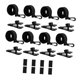 thumbnail image 5 of Kit de 8 piezas para fijar carretes de cubierta solar, correas para cubierta solar de piscina, 8 clips y cierres de contacto, correas para carrete, 5 of 8