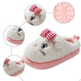 thumbnail image 7 of UngA Infant Slipper Socks Kids Slipper Winter Solid Versatile Plush Children Home Shoes Baby Cotton Slippers Girl Indoor Non Plush Slippers Furry Lined Slippers Beige,12.5, 7 of 7