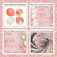 thumbnail image 5 of Ballons Rose Golden Anniversaire pour Femmes Filles Bannière de Toile de Fond de Photo Joyeux Anniversaire Or Rose Ballons Confettis Happy Birthday Décoration de Fête Anniversaire, 5 of 7