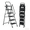 Black, variant on Shade&Beyond A Frame 5 Step Ladder Extension, 17 Ft Anti-Slip Multi Position Ladder, Storage Folding Ladder, 330 lbs Security Load Telescoping Aluminum Ladders for Stairs Home Indoor Outdoor Roof