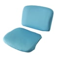 thumbnail image 3 of para Asientos de Oficina para Sillas Giratorias Forro de Silla Poliéster Forro de Sillón - Azul Sunnimix Cubierta de la silla de la computadora de la oficina, 3 of 8