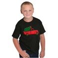 thumbnail image 4 of Christmas Tree Xmas Pick Up Truck Crewneck T Shirts Boy Girl Brisco Brands S, 4 of 6
