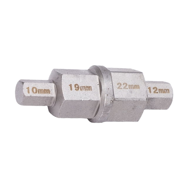 Suodoka Adaptador de Llave de Eje Hexagonal para Motocicleta 10mm 12mm 19mm 22mm / 0.39" 0.47" 0.75" 0.86" 1 ud