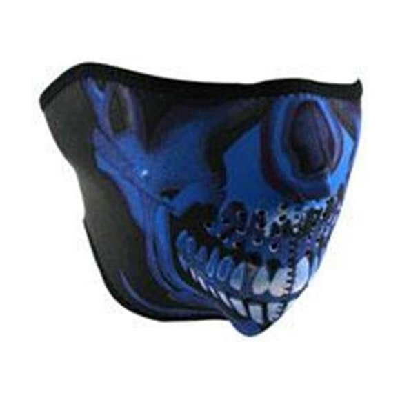 Balboa WNFM024H Neoprene half Face Mask Blue Chrome Skull