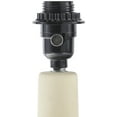 thumbnail image 2 of Livabliss Aviara Rustic Accent Table Lamp, 15-inch, Cream with White Shade, 2 of 5