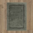 thumbnail image 2 of Mohawk Home Regency Plush Stain/Fade Resistant Non-Slip Machine Washable Bath Mat, Cool Grey, 1' 9" x 2' 10", 2 of 9