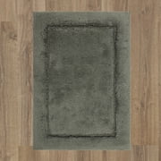 Mohawk Home Regency Plush Stain/Fade Resistant Non-Slip Machine Washable Bath Mat, Cool Grey, 2' 3 x 3' 9