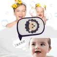 thumbnail image 5 of 3-piece Baby Bath Sponge Soft foam cleaner Cartoon with hanging Rope Bath Natural sponge, 5 of 5