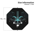 thumbnail image 2 of Lsque The Binding of Isaac Pattern 4" Drink Coasters Set of 6, Leather Absorbent Coasters, Table Coaster Set Decorative Coffee Cup Coasters Housewarming Gift, 2 of 7