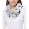 thumbnail image 2 of Charter Club Woven Chenille Loop Scarf, Gray, 30″ x 13”, 2 of 2
