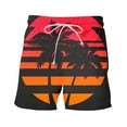 thumbnail image 6 of Njoeus Mens Swim Trunks Men's Swimwear Mens Fashion 3D Print Swim Board Short Bathing Suit Men Hawaiian Beach Shorts with Pockets Elastic Waist S-5XL (Available in Big & Tall), 6 of 6
