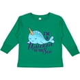 thumbnail image 3 of Inktastic Cute Narwhal I'm a Unicorn of The Sea Girls Long Sleeve Toddler T-Shirt, 3 of 5