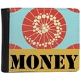 thumbnail image 1 of Sakura Umbrella Flowers Pattern Japan Money Wallet Purse Flip Bifold Faux Leather Multi-Function, 1 of 4