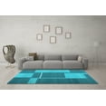 thumbnail image 3 of Ahgly Company Indoor Rectangle Abstract Light Blue Contemporary Area Rugs, 5' x 8', 3 of 4