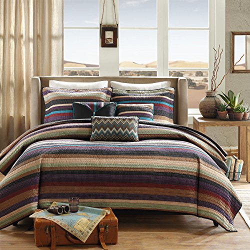 Madison Park Yosemite 6 Piece Quilted Coverlet Set, Full/Queen
