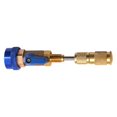thumbnail image 2 of Instalador y extractor rápido de núcleos de válvulas R134A de sitedv88, ajustable para automóviles. Azul de baja presión, 2 of 8