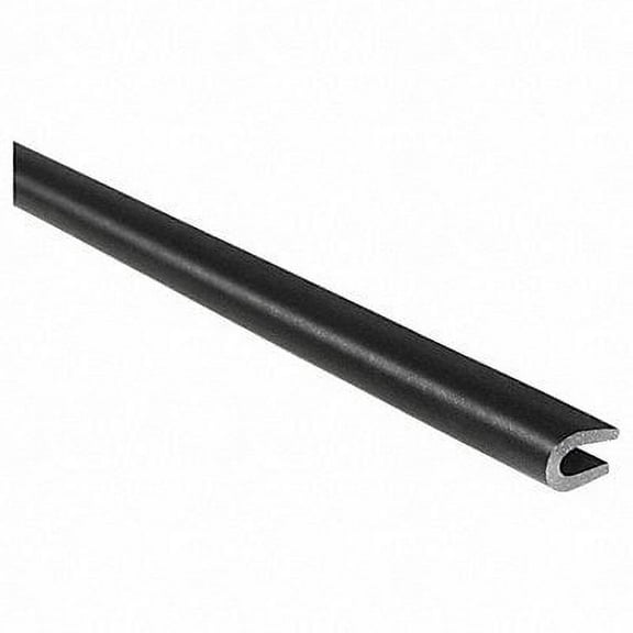 Trim-Lok Rubber Edge Trim,10ft L,Black,1/4 in W X2014-10
