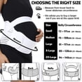 thumbnail image 4 of M Cinturón de soporte de maternidad embarazo Abdomen vientre espalda Bump Brace Correa S-xxl disponible, 4 of 4