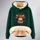 thumbnail image 4 of WILLBEST Sudadera de Mujer con Capucha y Estampado de Vaca Navideña Grande, 4 of 4