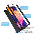 thumbnail image 5 of Samsung Galaxy A20 2019 Case, Sturdy Case for Galaxy A20 6.4", Full Body Coverage Protection Scratch Proof Hard Slim A20 Case With Tempered Glass Screen Protector Skin Case Cover -Rose Gold, 5 of 5