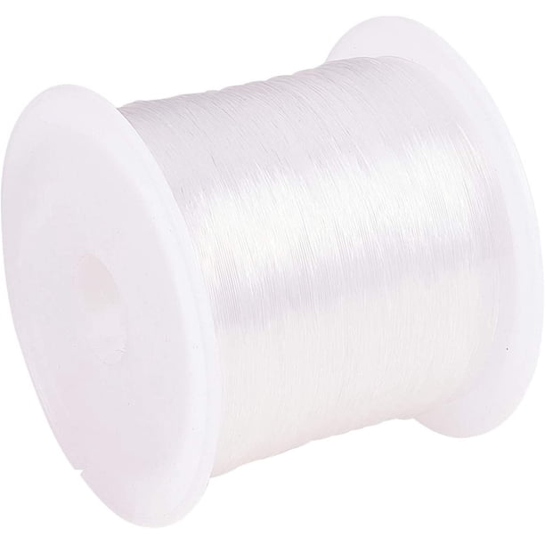 109 yardas de hilo de pescar transparente de 0,25 mm, hilo de nailon invisible, hilo para joyería, alambre, cordón para abalorios