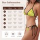 thumbnail image 5 of Balery Bright Lemons Pijama Estampado Bikini de Dos Piezas para Mujer - Conjunto de Bikini Ajustable Sexy y Cómodo para Playa, 5 of 6
