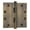 Brass, variant on Baldwin 1046003INRP Square Ball Bearing Mortise Hinge, Non Removable Pin Lifetime Brass