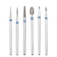 thumbnail image 2 of Soidarity Gran oferta, 1 ud./5 uds., broca para uñas, accesorios para máquina de manicura eléctrica, cortador de molienda para salón de Juegos de manicura azul #5, 2 of 5