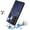 Blue, variant on Phone Case for Galaxy S25 Ultra Magnetic Ring Stand Shockproof Hybrid Full Camera Slide Guard Anti Slip Heavy Duty Protective Armor Cover [Blue]