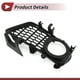 thumbnail image 4 of Cubiertas de inserción de rejilla de luz antiniebla frontal inferior para BMW 3 Series F30 F31 F35 2012-2018 ABS No.51118054155, 4 of 7