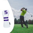 thumbnail image 4 of Golf Cover Impermeable Utilidad Drivers Headcover Club Covers Protection .5 Zulema Casco de palo de golf, 4 of 7
