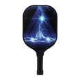thumbnail image 3 of Raqueta de Pickleball profesional shamjiam Patrón azul negro con agarre antideslizante y transpirable, 3 of 8