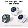 thumbnail image 6 of Samsung Galaxy Watch8 44mm Bluetooth Smart Watch, International Version, Graphite, Graphite Band, 6 of 10