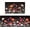 -, variant on Kitchen Rugs Sets of 2 Floral, Waterproof Kitchen Mats Cushioned Anti Fatigue, Farmhouse Kitchen Mat Rug Non Slip Washable, Floor Comfort Mats Kitchen Home, 18'''' x 48'''' 18'''' x 30'''', Black