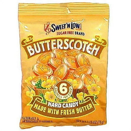 Sweet 'N Low Rich Butterscotch Hard Candy, 2.75 oz (Pack of 8)