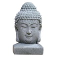 thumbnail image 1 of Estatua de Buda de piedra , figurita sentada, de meditación, artesanía, decoración de acuario, escultura para escritorio,, 1 of 9