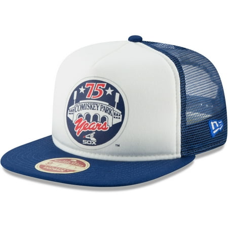 - Chicago White Sox New Era Cooperstown Collection Foam Trucker 9FIFTY Snapback Adjustable Hat - White/Royal - OSFA