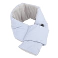 thumbnail image 2 of Bufanda con calefacción USB para hombres y mujeres, 3 ajustes de temperatura, almohadilla térmica para el cuello, bufanda eléctrica portátil con calefacción, 105 cm, azul, 2 of 5