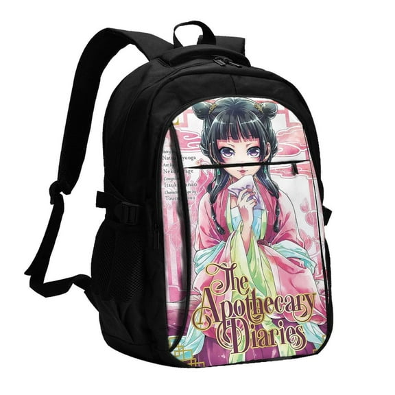 The Apothecary Diaries Large Travel Laptop Backpack With Usb Charging Port Business Computer Bag For Men Women College Backpacks