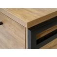 thumbnail image 4 of Modern Wood Laminate Lateral File Locking Fully Assembled Light Brown, 4 of 9