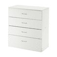 thumbnail image 4 of GZXS White Dresser with 4 Storage Drawer, Chest of Drawers for Bedroom, Living Room, Hallway, Entryway, Easy Assembly, 4 of 7