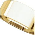 thumbnail image 4 of 8mm Flat Tapered Band in 10k Yellow Gold - Size 6, 4 of 7