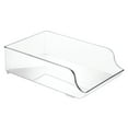 thumbnail image 4 of iDesign Recycled Plastic Water Bottle Fridge Organizer Bin for Kitchen, Basement, Garage Fridge – 13.75" x 5.75" x 5.75", Clear Plastic, 4 of 7