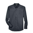 thumbnail image 4 of CORE365 88193 Men's Operate Twill Dress Shirt-Carbon-3XL, 4 of 5