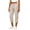 Khaki women cotton linen capri pants a1, variant on Cagogo Women Cotton Linen Jogger Capri Pants Elastic Waist Matching Set with Pockets Solid Casual Lounge Summer Drawstring Trousers Beach Loungewear, Yellow L