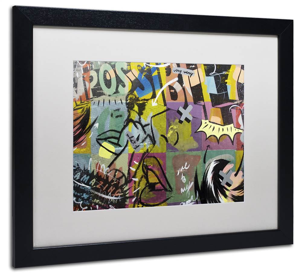 Dan Monteavaro 'IMPOSSIBLE' Matted Framed Art