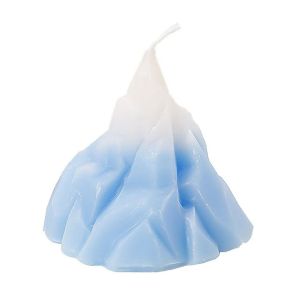 Luoshdecor Christmas Iceberg Candles-Christmas Scented Fun Mountains Candle,Holiday Winter Gift for Wedding Party Xmas Table Decor 2.5 in