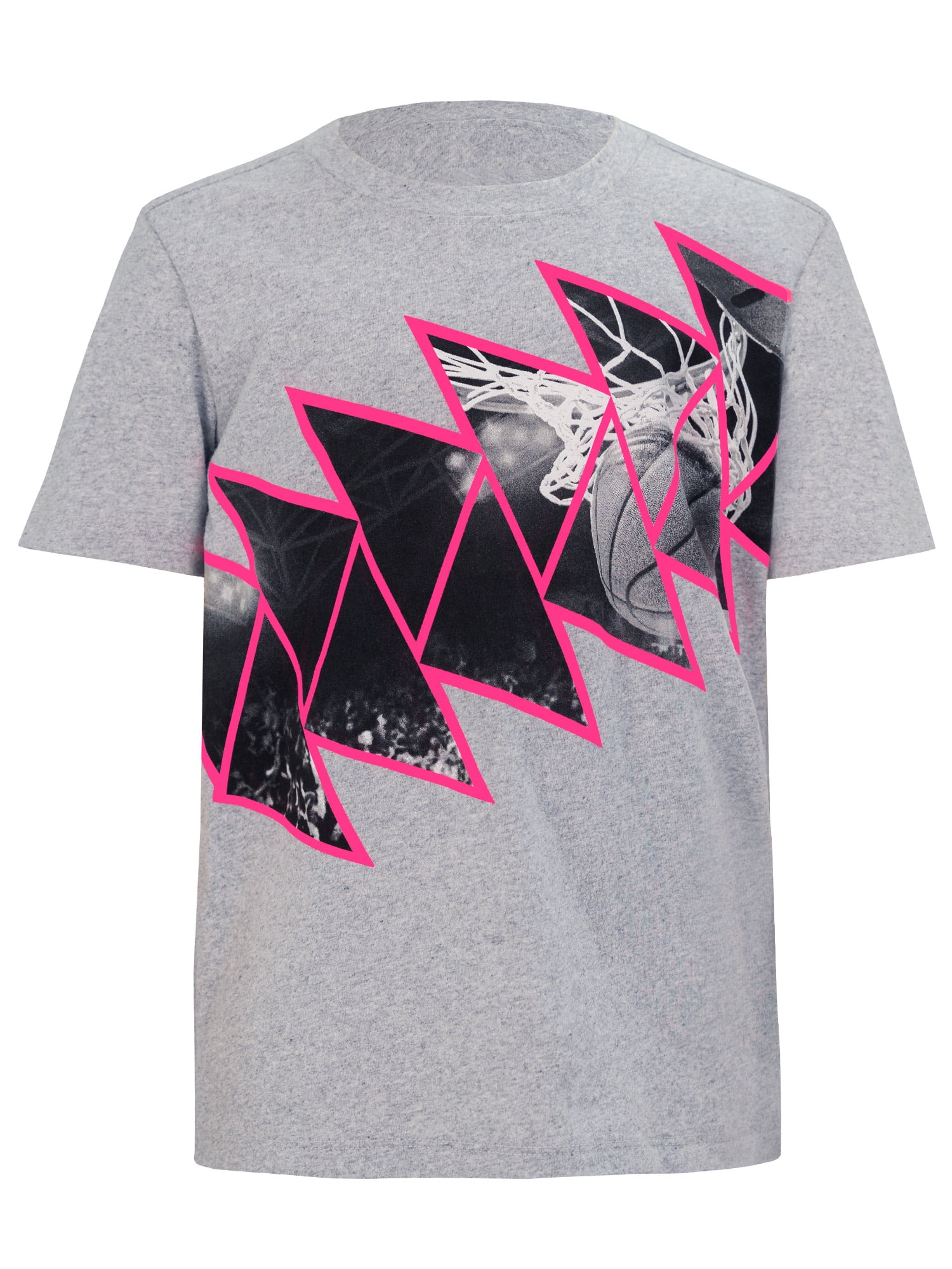 Athletic Works Boys Active Short Sleeve Graphic T-Shirt, Sizes 4-18 & Husky