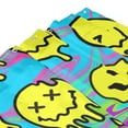 thumbnail image 3 of DouZhe Funny Yellow Smile Face Pattern Shower Curtain, Waterproof Bath Curtains for Bathroom Decorations, 72 x 72 inches, 3 of 7
